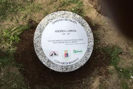 the stone in honour of dr. Andrea Loriga