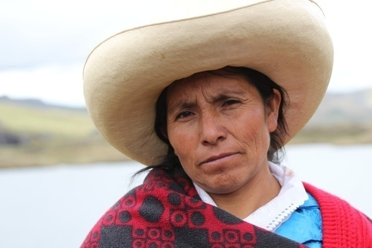 The environmental activist Máxima Acuña
