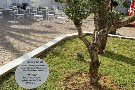 An olive tree for Lina Ben Mhenni