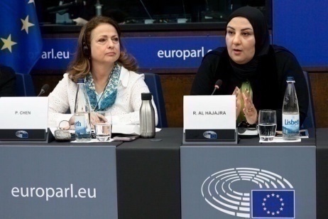 Only if women are involved there can be peace in the Middle East