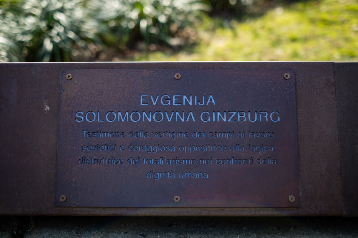 Plaque in honor of Evgenja Solomovna Ginzburg