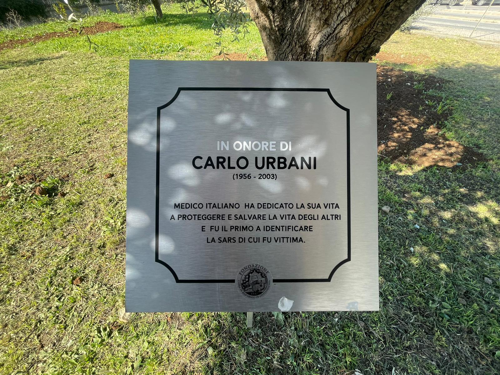 Carlo Urbani among the Righteous honored in Civitavecchia