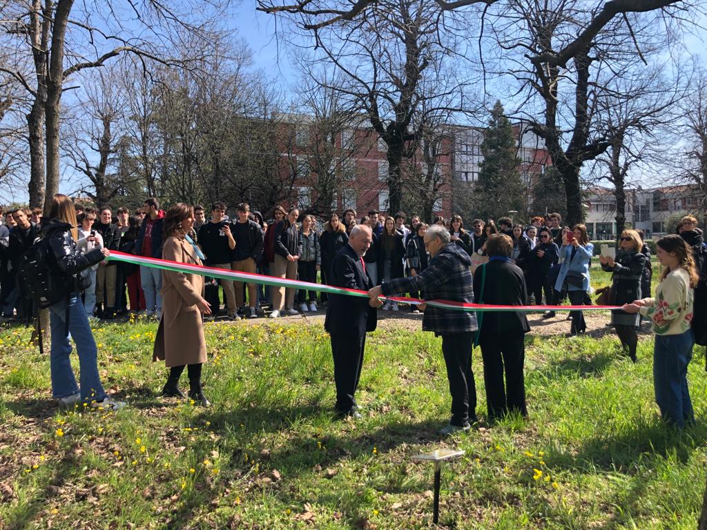 Opening ceremony of the Garden of the Righteous in Verona