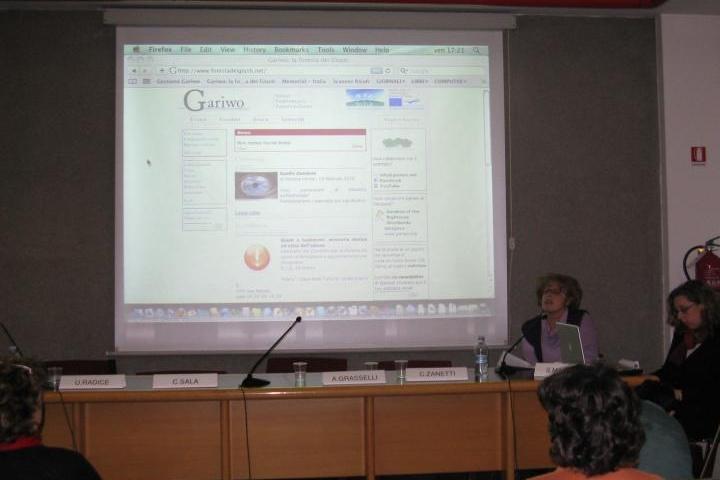 Director Ulianova Radice describes Gariwo's Website