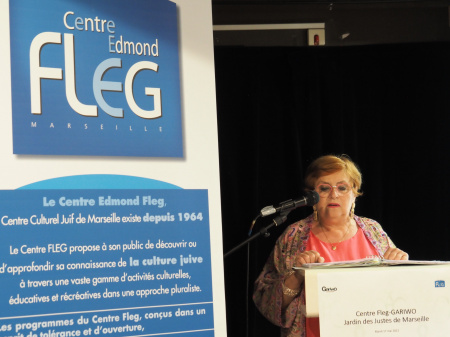 Evelyne Sitruk, president of the Fleg Center